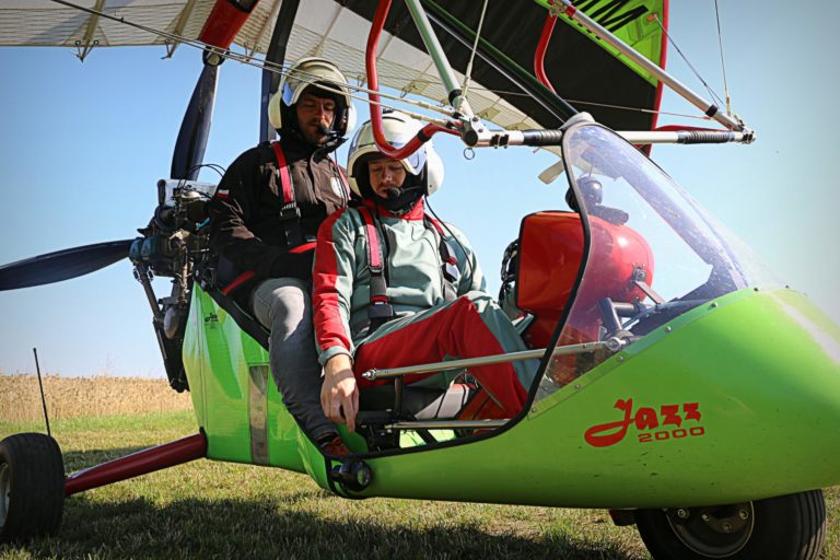 bezpieczeństwo w czasie lotu motolotnią