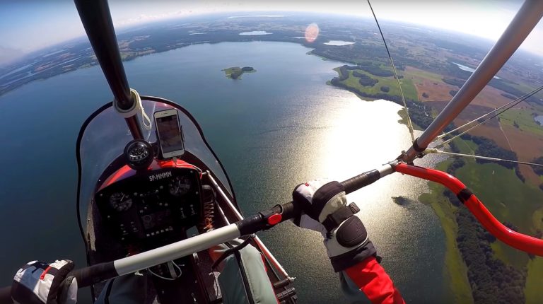 Sierpniowy poranek na motolotni